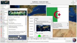 GeoWorld - Infofenster und Länderinfo